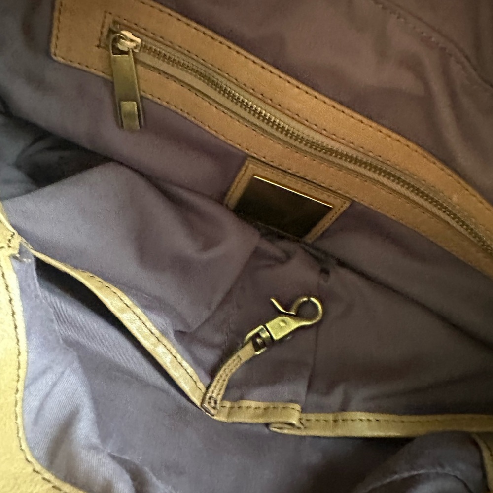 Kooba Hailey Camel Handbag NWT Satchel - Picture 5 of 13